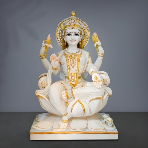 Lakshmi Mata Statue in Brass
